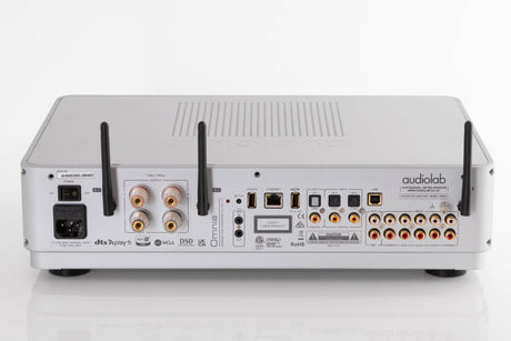 Rear view of a used Audiolab Omnia Integrated Streaming System in Silver