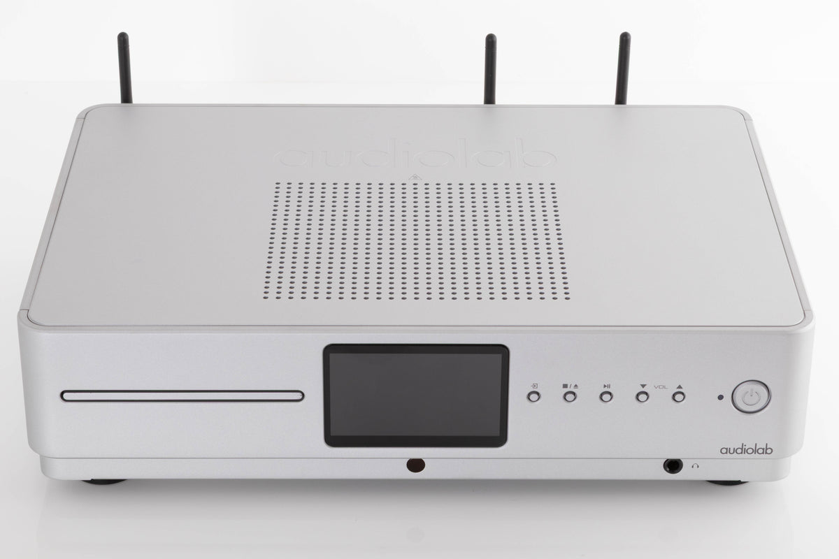 Top view of a used Audiolab Omnia Integrated Streaming System in Silver