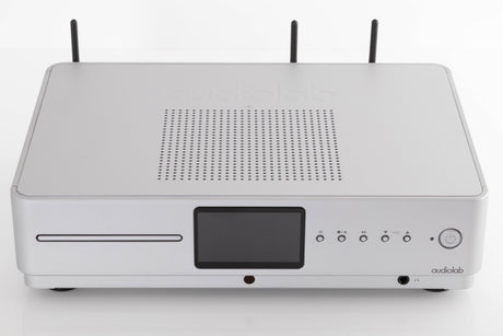 Top view of a used Audiolab Omnia Integrated Streaming System in Silver