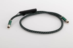 View of a used Audioquest Columbia RCA-RCA 1.0m Interconnect Cable