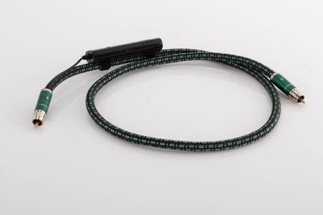View of a used Audioquest Columbia RCA-RCA 1.0m Interconnect Cable