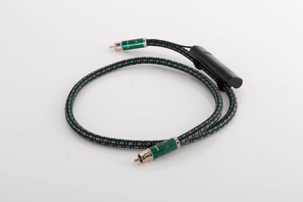 View of a used Audioquest Columbia RCA-RCA 1.0m Interconnect Cable