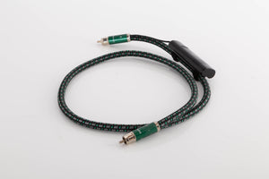 View of a used Audioquest Columbia RCA-RCA 1.0m Interconnect Cable