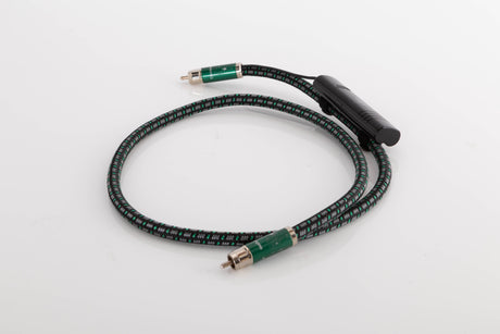View of a used Audioquest Columbia RCA-RCA 1.0m Interconnect Cable