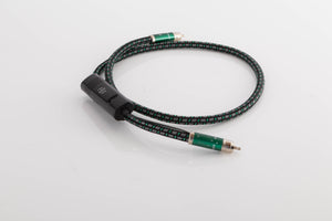 View of a used Audioquest Columbia RCA-RCA 1.0m Interconnect Cable