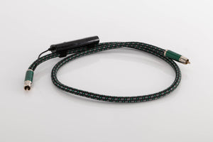 View of a used Audioquest Columbia RCA-RCA 1.0m Interconnect Cable