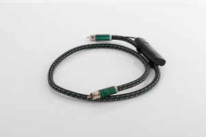 View of a used Audioquest Columbia RCA-RCA 1.0m Interconnect Cable