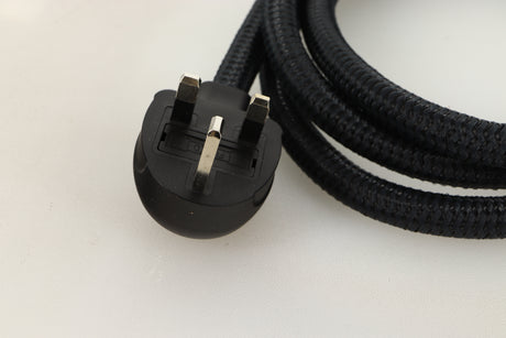 Close up view of a used AudioQuest NRG-Y3 Mains Cable 2.0m