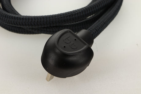 Close up view of a used AudioQuest NRG-Y3 Mains Cable 2.0m