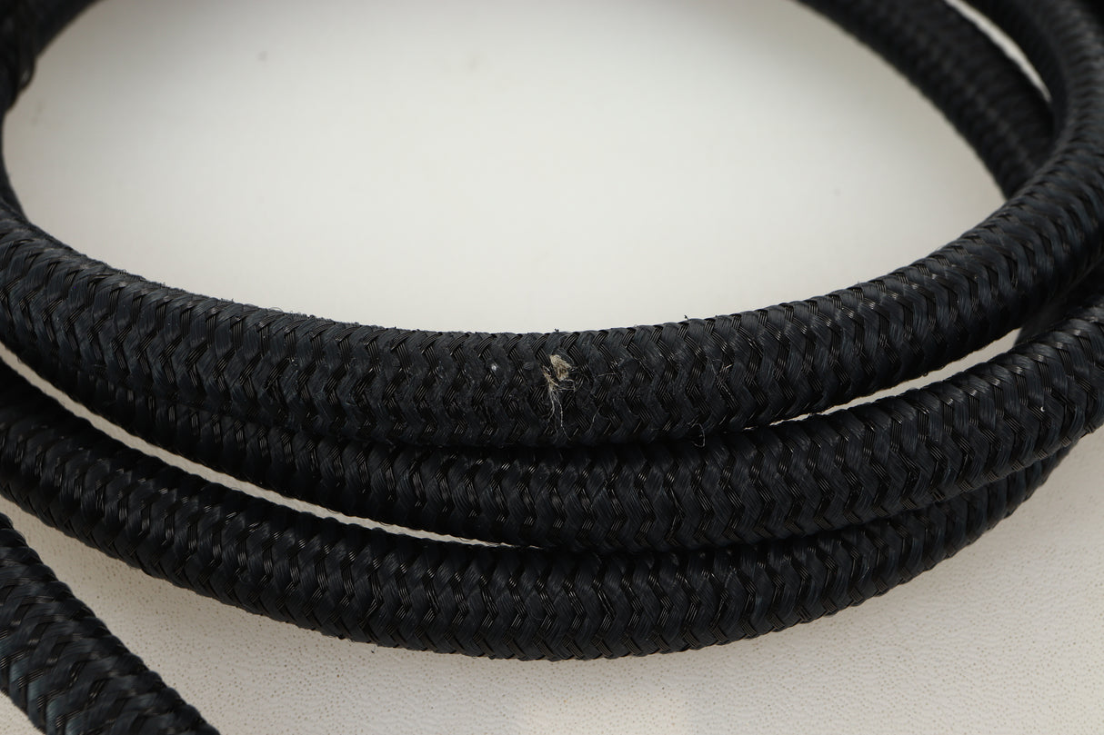 Close up view of a used AudioQuest NRG-Y3 Mains Cable 2.0m