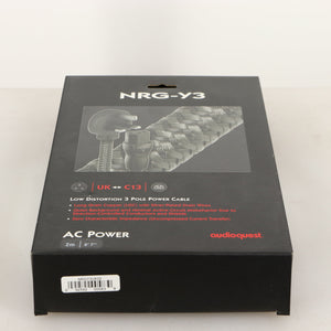 Box for a used Audioquest NRG-Y3 Mains Cable 2.0m