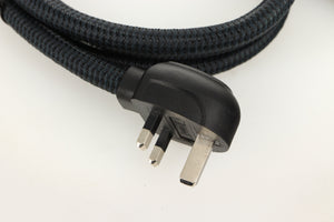 Close up of a used Audioquest NRG-Y3 Mains Cable 2.0m showing plug