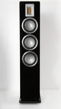 Front view of a used Audiovector QR5 Floorstanding Speaker in a Gloss Black finish
