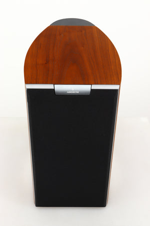 Top view of a used Audiovector R1 Signature Standmount Speaker in Walnut finish 