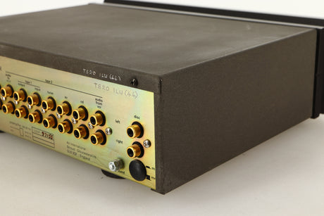 Rear right corner view of a used AVI S2000MP Pre Amplifier
