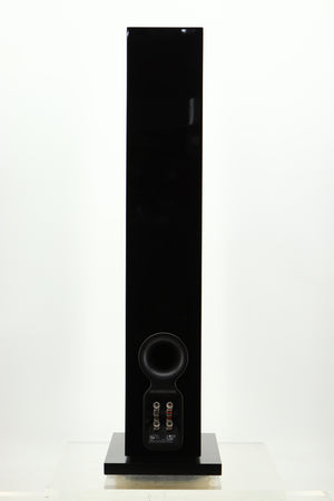 Rear view of a used B&W 704 S2 Floorstanding Speakers in Gloss Black 