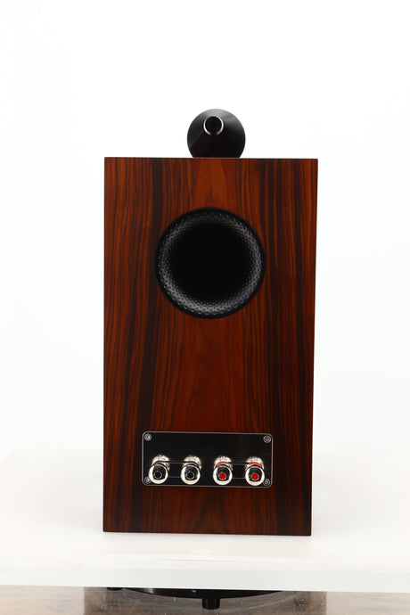 Rear view of a used B&W 705 S3 Standmount Speaker in Mocha finish