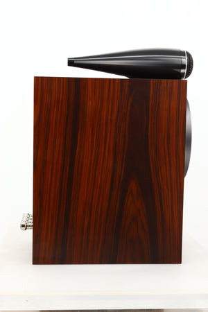 Side view of a used B&W 705 S3 Standmount Speaker in Mocha finish