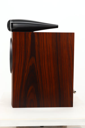 Side view of a used B&W 705 S3 Standmount Speaker in Mocha finish