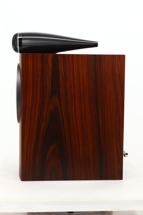 Side view of a used B&W 705 S3 Standmount Speaker in Mocha finish