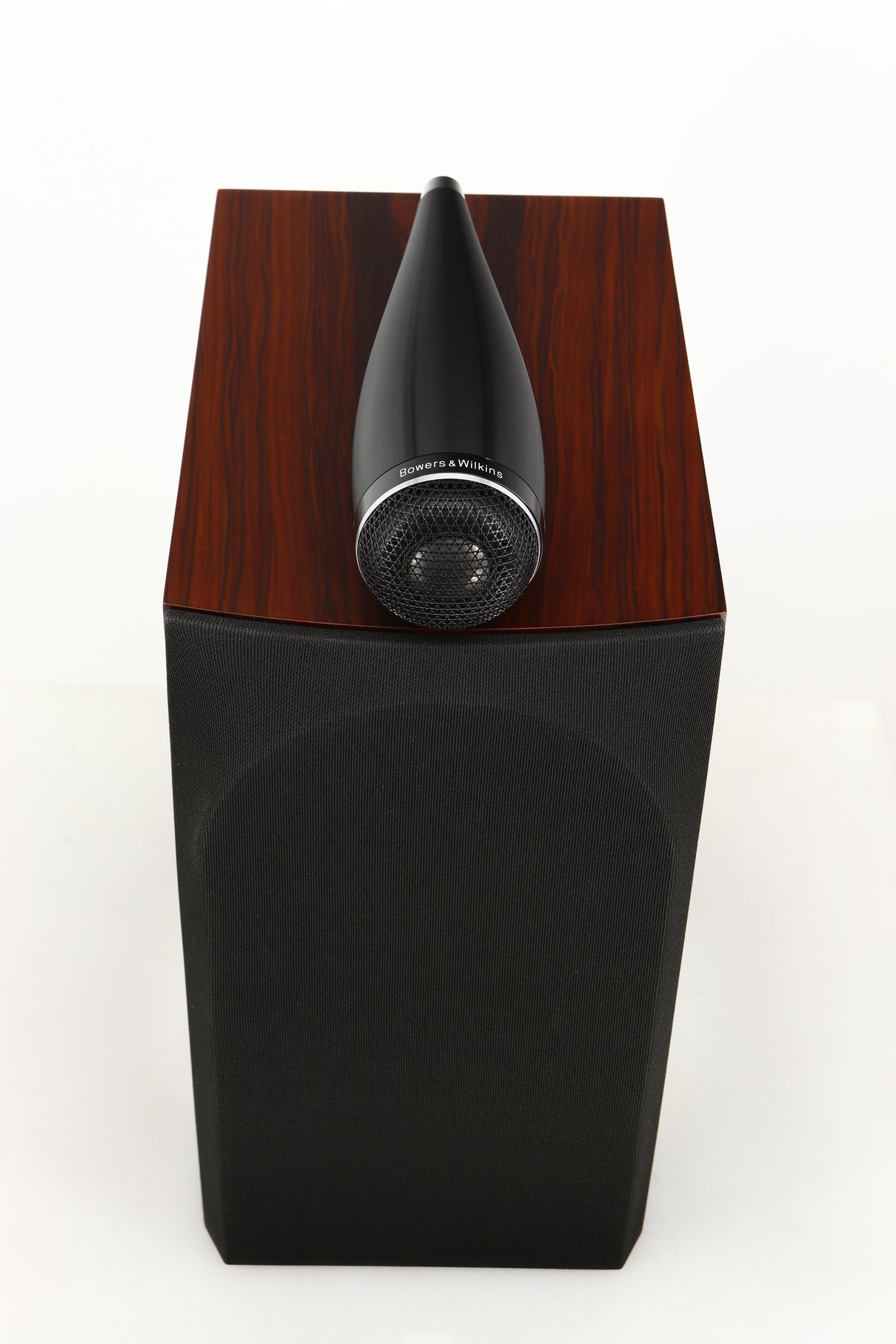 Top view of a used B&W 705 S3 Standmount Speaker in Mocha finish