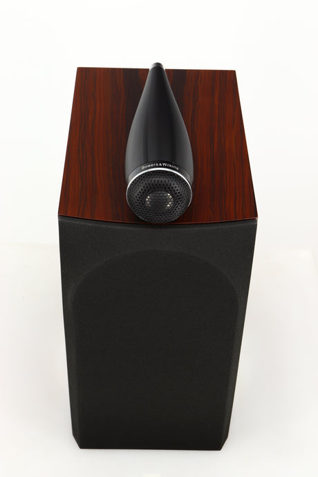 Top view of a used B&W 705 S3 Standmount Speaker in Mocha finish