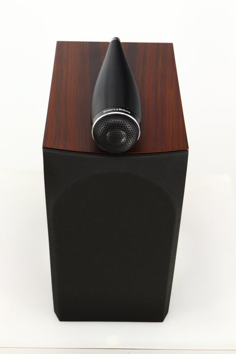 Top view of a used B&W 705 S3 Standmount Speaker in Mocha finish