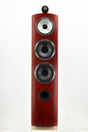 Front view of a used B&W 804 D3 Floorstanding Speakers in Rosenut finish 