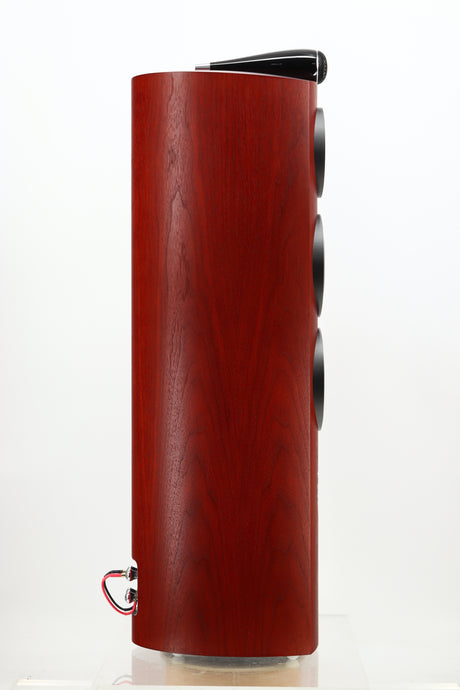 Side view of a used B&W 804 D3 Floorstanding Speakers in Rosenut finish 