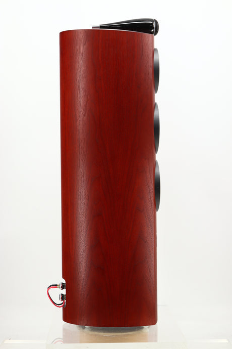 Side view of a used B&W 804 D3 Floorstanding Speakers in Rosenut finish 