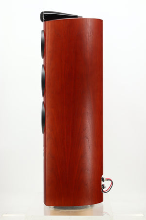 Side view of a used B&W 804 D3 Floorstanding Speakers in Rosenut finish 