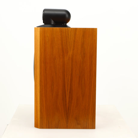 Right side view of a used B&W 805 Matrix Standmount Speaker in a cherry finish
