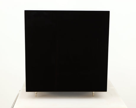 Right side view of a used B&W ASW10CM Subwoofer in a gloss black finish