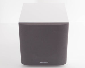 Top of a used B&W ASW608 Subwoofer in a Matt White finish