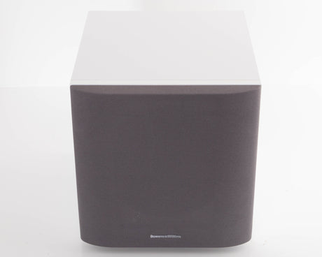 Top of a used B&W ASW608 Subwoofer in a Matt White finish