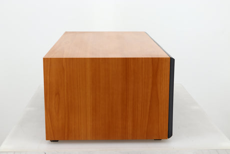 Side view of a used B&W CC6 S2 Centre Speaker in Cherry finish 