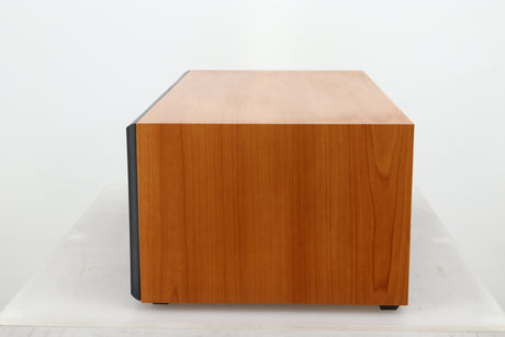 Side view of a used B&W CC6 S2 Centre Speaker in Cherry finish 