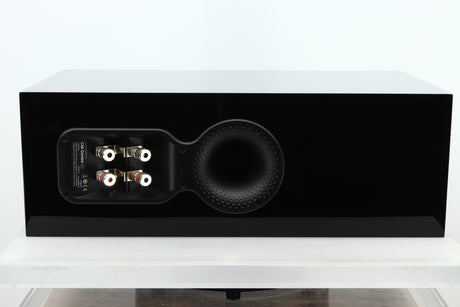 Rear view of a used B&W CM Centre S2 Centre Speaker in Gloss Black finish 