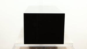 Left side view of a used B&W CM Centre 2 Centre Speaker in a black gloss finish