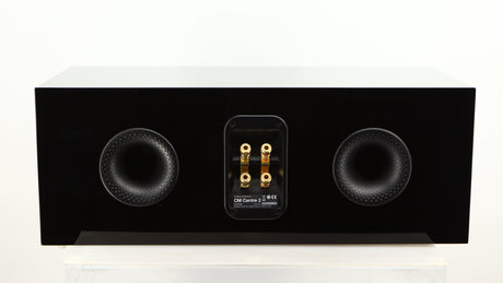 Rear view of a used B&W CM Centre 2 Centre Speaker in a black gloss finish