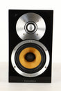 Front view of a used B&W CM1 Standmount Speaker in Gloss Black finish