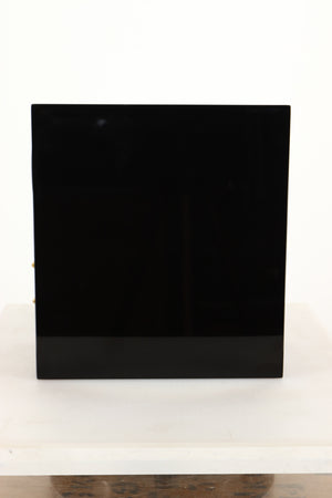 Side view of a used B&W CM1 Standmount Speaker in Gloss Black finish