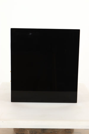 Side view of a used B&W CM1 Standmount Speaker in Gloss Black finish