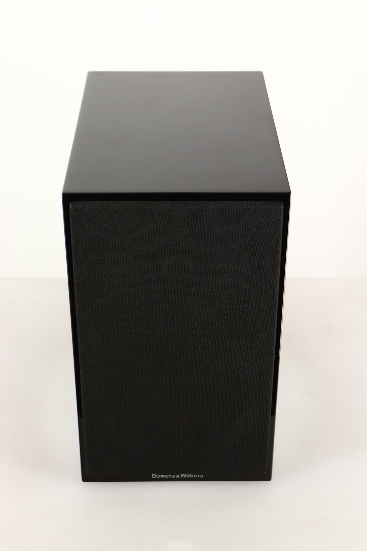 Top view of a used B&W CM1 Standmount Speaker in Gloss Black finish