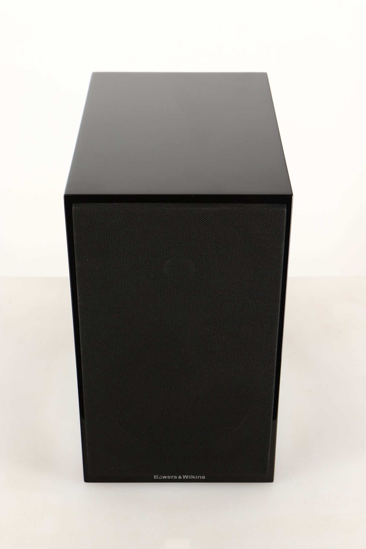 Top view of a used B&W CM1 Standmount Speaker in Gloss Black finish