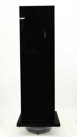 Right side view of a used B&W CM9 Floorstanding Speaker in a gloss black finish
