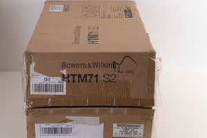 Box for a used B&W HTM 71 S2 Centre Speaker in a Black Gloss finish