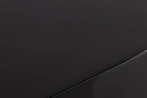 Close up of a used B&W HTM 71 S2 Centre Speaker in a Black Gloss finish showing scratch on top