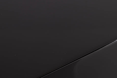 Close up of a used B&W HTM 71 S2 Centre Speaker in a Black Gloss finish showing scratch on top