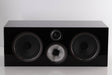 Front view of a used B&W HTM 71 S2 Centre Speaker in a Black Gloss finish